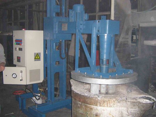 Proceso de unidad de desgasificación rotatorio de 600 RPM para refinar el ventilador de aluminio del aire de enfriamiento