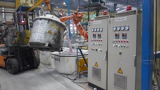 Pedazo de aluminio de Grey Twins 0.30MPa que derrite el horno eléctrico industrial 3500 kilogramos