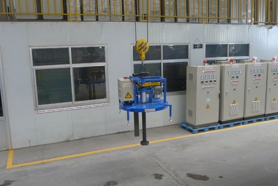 400 RPM que suspenden el refinamiento de aluminio del aparato rotatorio del desgaseador