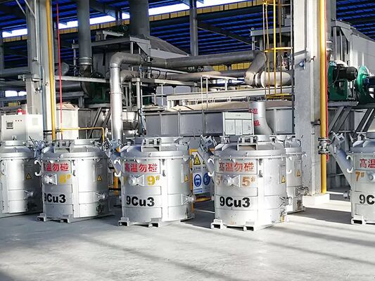 Fácil de limpiar y recargar cucharas de transferencia de aluminio fundido con mangos resistentes al calor y mecanismo de bloqueo seguro