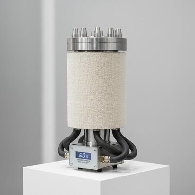 Inyector de flujo rotativo de fibra cerámica para aislamiento de mantas que ofrece eliminación de hidrógeno y eficiencia de desgasificación del 60 por ciento en la fundición de metales